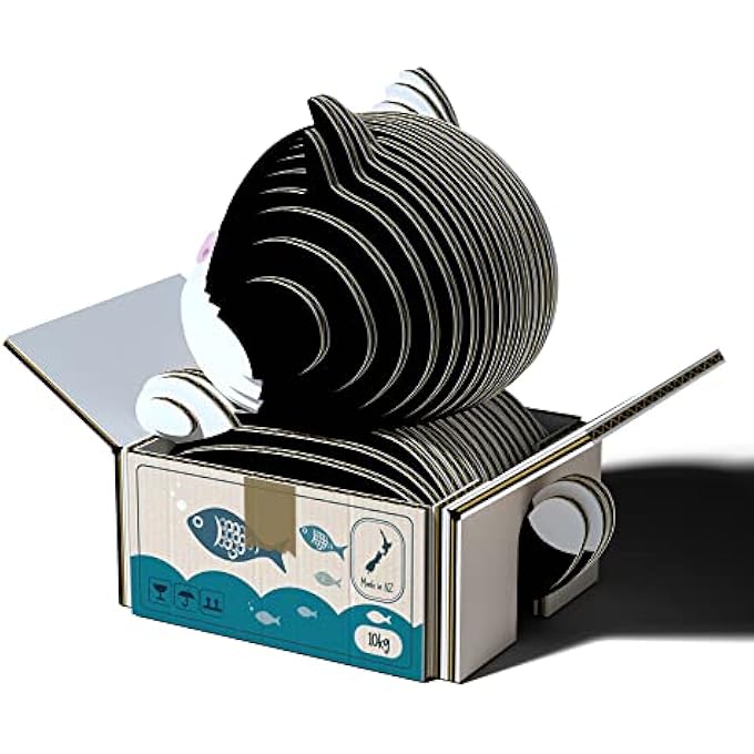 CAT - TUXEDO 3D PUZZLE, 32 PIECE ECO-FRIENDLY EDUCATIONAL LEARNING PUZZLES FOR KIDS 6+ - Image 3